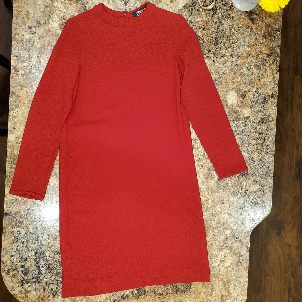 Red MaxMara Dress
